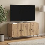 vidaXL Meuble TV 99 x 34 5 x 50 cm Chêne artisanal Bois d'ingénierie
