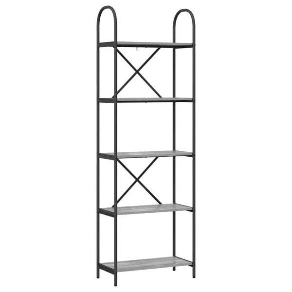 vidaXL Étagère Gris Sonoma 60 x 30 x 183 cm Bois d'ingénierie