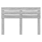 vidaXL Tête de lit Gris Sonoma 150 cm Bois d'ingénierie