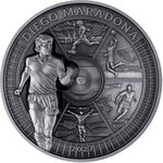 Monnaie DIEGO MARADONA Argent 10$ Samoa 2026 (PRÉCOMMANDE)