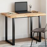 vidaXL Dessus de table rectangulaire 80x70x4 cm bois massif d'acacia