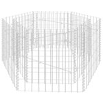 vidaXL Lit surélevé à gabion hexagonale 100 x 90 x 50 cm