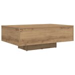 vidaXL Table Basse chêne artisanal 85 x 55 x 31 cm Bois d'ingénierie