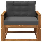 vidaXL Sofa de milieu extérieur Naturel