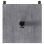 vidaXL Base de parasol extérieur Aspect bois gris foncé