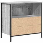 vidaXL Meuble de salle de bain avec lavabo 60x34 5x60 cm