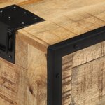 vidaXL Buffet 100x31x60 cm Bois de manguier massif brut