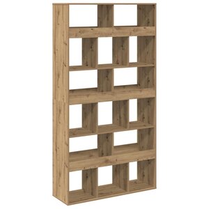 vidaXL Bibliothèque chêne artisanal 100x33x187 5 cm bois d'ingénierie