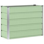vidaXL Jardinière Vert 100 x 40 x 75 cm Acier