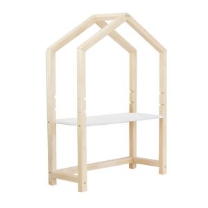 Bureau enfant cabane STOLLY verni et blanc