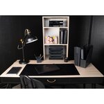 Porte-revues ECO BLACK pour format A4+ fabriqué à partir de produits recyclés EXACOMPTA