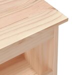 vidaXL Banc d'entrée 60x28x45 cm bois de pin massif