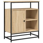 vidaXL Buffet Chêne Sonoma 69x35x80 cm Bois d'ingénierie