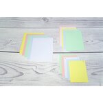 Paquet 100 fiches Bristol quadrillé 5x5 perforé - 148x210mm - Couleurs assorties x 10 EXACOMPTA