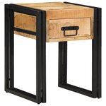Table d'appoint vidaXL 40x40x50 cm en bois de manguier massif