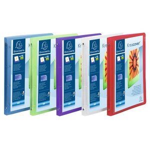 Classeur 2 anneaux 15mm polypropylène chromaline 5/10e Krea Cover - A4 EXACOMPTA