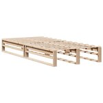 vidaXL Cadre de lit sans matelas 90x190 cm bois de pin massif
