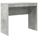 vidaXL Bureau Gris béton 90 x 40 x 76 cm Bois d'ingénierie