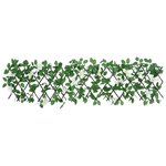 vidaXL Treillis de lierre artificiel extensible vert 5 Pièces 180x30 cm