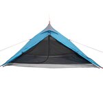 vidaXL Tente de camping tipi 1 personne bleu imperméable