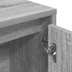 vidaXL Bibliothèque sonoma gris 89x24x101 5 cm bois d'ingénierie