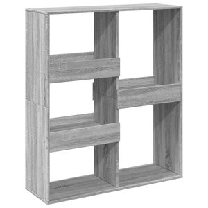 vidaXL Cloison de séparation sonoma gris 100x33x115 cm bois ingénierie