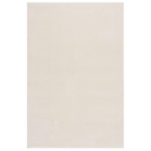 vidaXL Tapis shaggy blanc crème 240x340 cm polyester