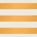 vidaXL Auvent rétractable jaune et blanc 4x3 m tissu et aluminium