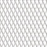 vidaXL Panneau de grillage de jardin Acier inox 100x85 cm 20x10x2 mm