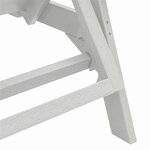 vidaXL Mobilier de jardin lounge 2 Pièces Blanc 53 x 195.5 x 30cm