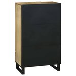 vidaXL Highboard 60x33.5x100 cm en bois massif de mangue