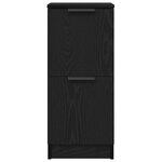 vidaXL Buffets 2 Pièces en Chêne Noir  30x30x70 cm  Fabriqué en Bois d'Ingénierie
