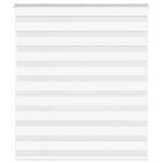 vidaXL Store zèbre blanc 120x150 cm largeur du tissu 115 9cm polyester