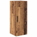 vidaXL Haut Armoire Bois Ancien 34 5 x 34 x 180 cm Bois d'ingénierie