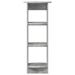 vidaXL Meuble d'appoint Gris Béton 40 x 40 x 100 cm Bois d’ingénierie