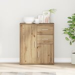 vidaXL Buffet chêne artisanal 60 x 31 x 70 cm Bois d'ingénierie