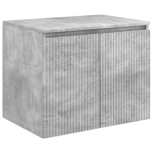 vidaXL Cabinet de Salle de Bain Mural Gris béton 62 5 x 44 5 x 50 cm