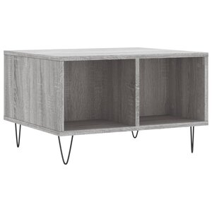 vidaXL Table basse Sonoma gris 60x50x36 5 cm Bois d'ingénierie