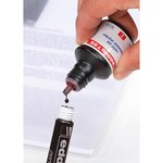 Marqueur Permanent 2200C Corps Alu Noir Pointe Biseau 1-5 mm x 10 EDDING