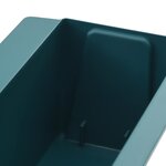 vidaXL Caisses à fleurs pour palettes Euro 12 pc Vert Polypropylène