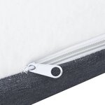 vidaXL Surmatelas de sommier tapissier 200x120x5 cm mi-doux