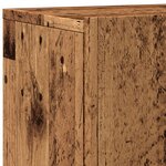 vidaXL Meuble TV mural vieux bois 80x30x41 cm