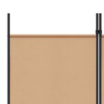 vidaXL Paravent 4 panneaux Beige 200 x 220 cm Tissu