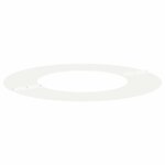 vidaXL Anneau d'arbre plat Blanc Ø40 / 70 cm Acier