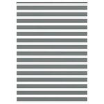 vidaXL Store zèbre gris foncé largeur du tissu 150 9 cm polyester