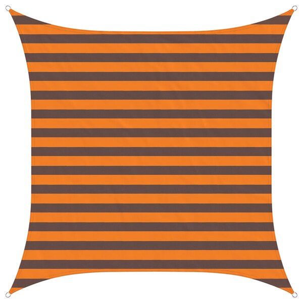 vidaXL Voile d'ombre Orange et marron 2 x 2 m 100   polyester Oxford