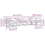 vidaXL Ensemble de canapés d'extérieur 7 pc Blanc et anthracite