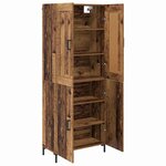 vidaXL Haut Armoire 2 Pièces Bois Ancien Bois d'ingénierie