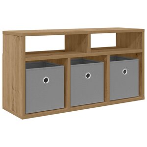 vidaXL Basboard avec tiroir Chêne artisanal 72 x 22 5 x 38 cm