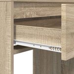 vidaXL Tables de maquillage pour chambre avec tiroir Chêne Sonoma